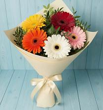 Букет цветов из:  Герберы в Путевке