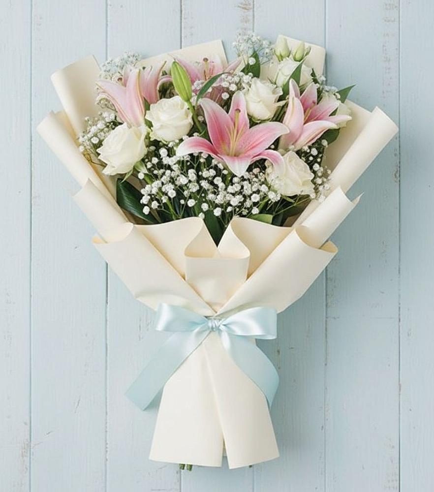 Букет цветов из: Лилии в Путевке