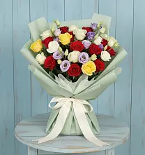 Букет цветов из:  Розы #REPLACE_PRED# Путевке