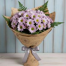 Букет цветов из:  Хризантемы в Путевке