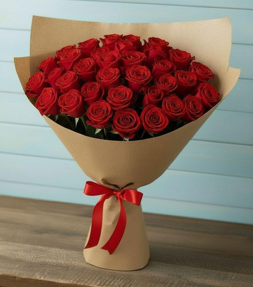 Букет Красные розы Милано в Путевке