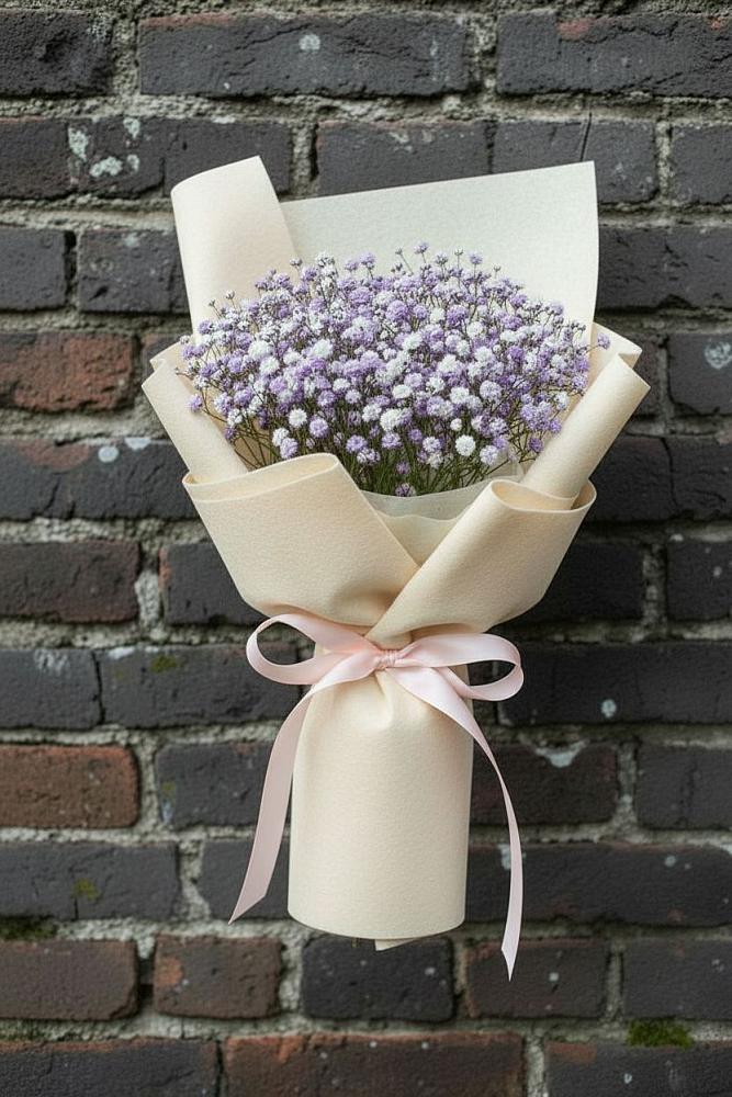 Букет цветов из: Гипсофила в Путевке