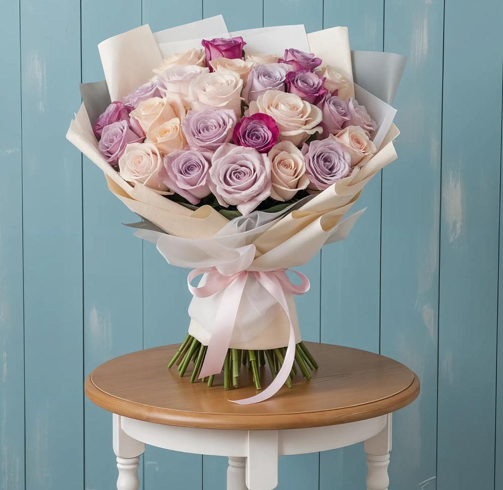 Букет цветов из: Розы в Путевке