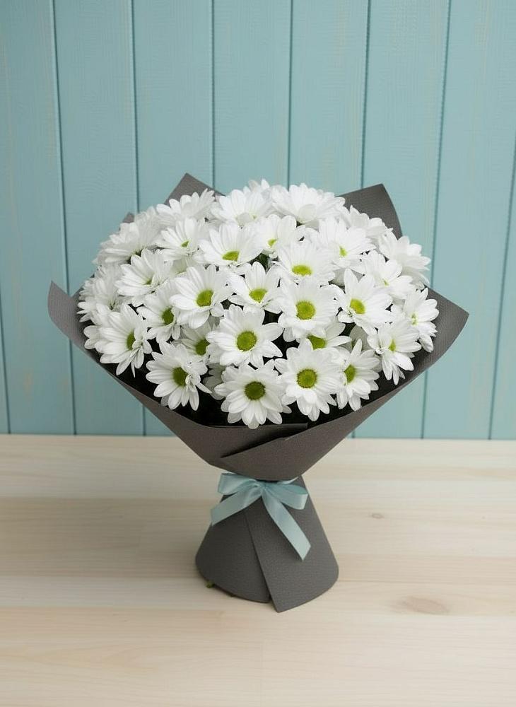 Букет цветов из: Хризантемы в Путевке