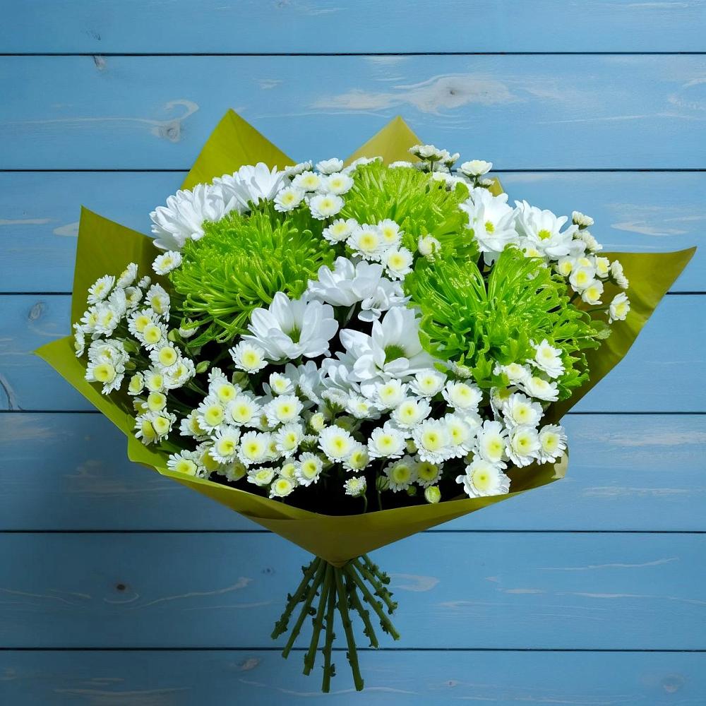 Букет цветов из: Хризантемы в Путевке