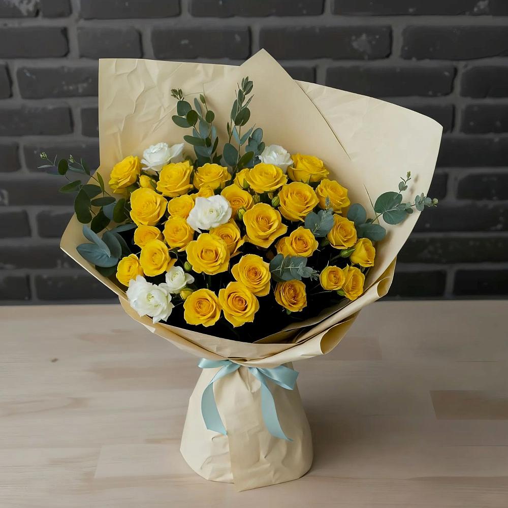 Букет цветов из: Розы в Путевке