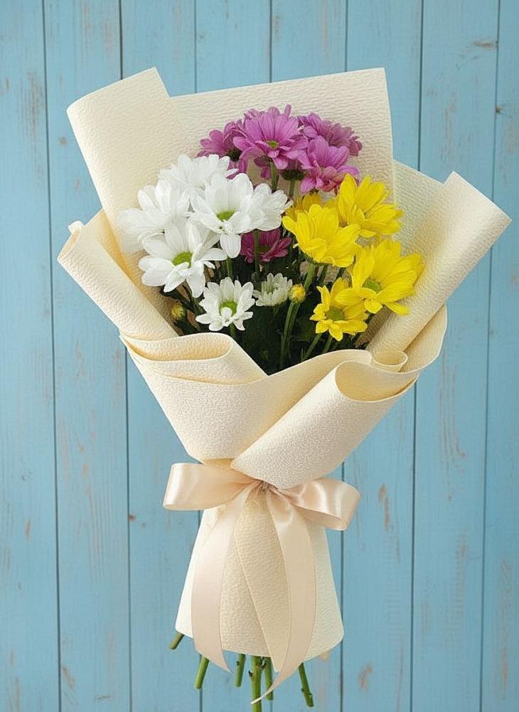 Букет цветов из: Хризантемы в Путевке