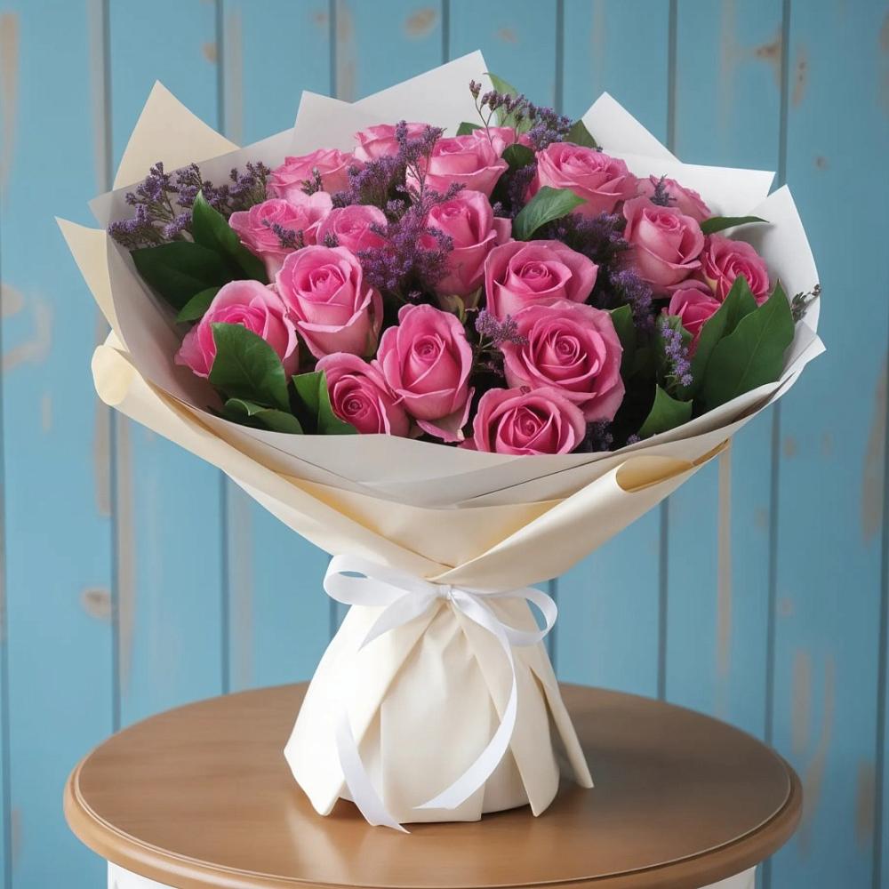 Букет цветов из: Розы в Путевке