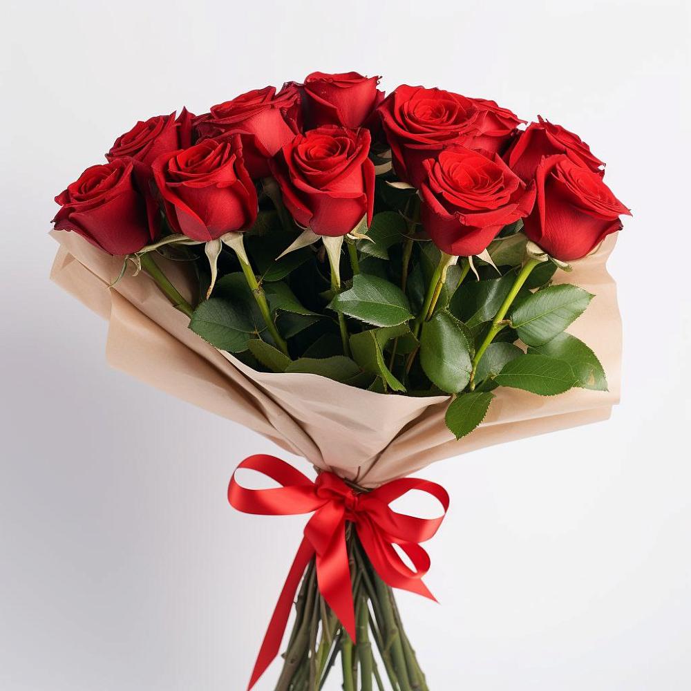 Букет 11 Красных роз Эдлесс Лав в Путевке